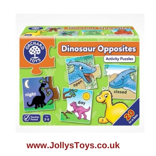 Dinosaur Opposites 2-Piece Puzzles